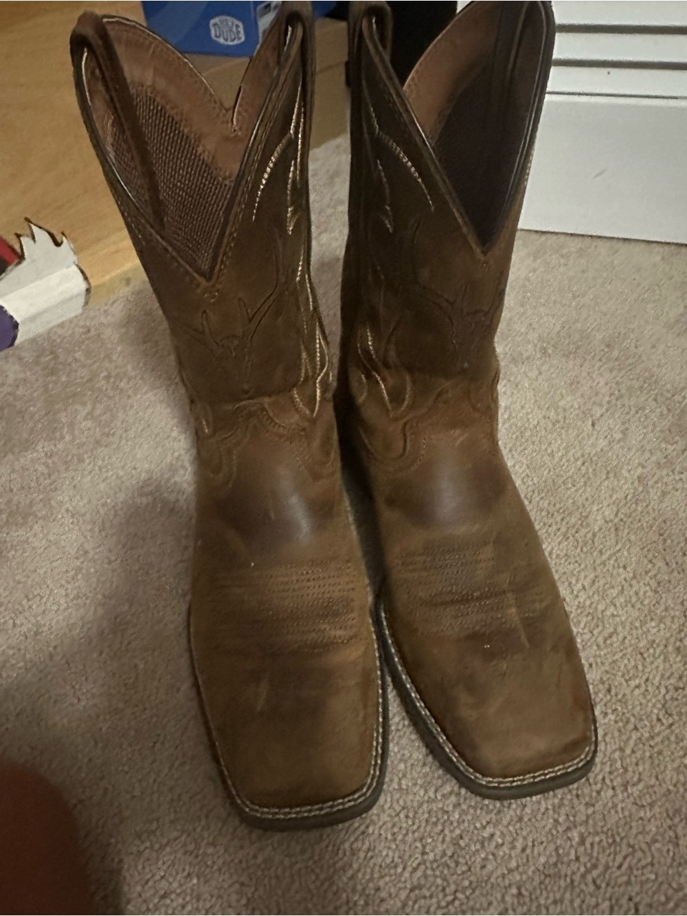 Ariat Men's Brown Leather Western Cowboy Boots